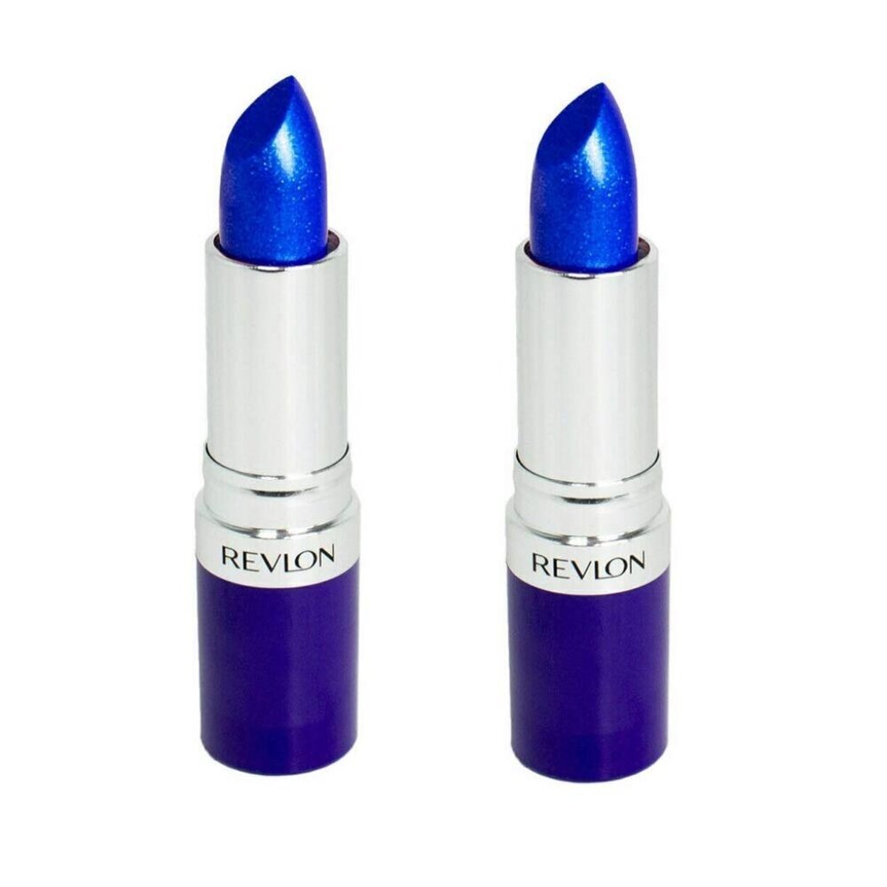 Revlon Electric Shock Lipstick # 108 COLBALT CHARGED New Sealed (Twin pack)